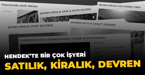 Hendek'te Esnafa Koronavirüs Darbe Vurdu