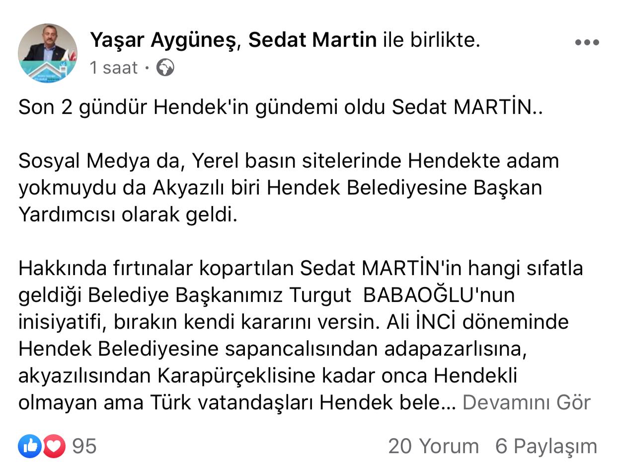 MHP Meclis Grup Başkanvekili Aygüneş Martin’e Sahip Çıktı