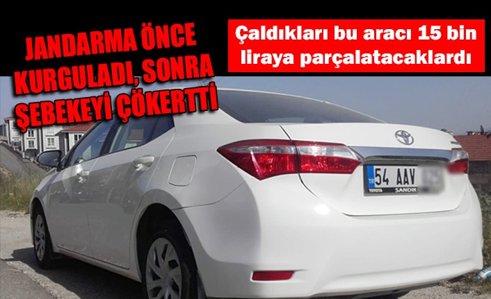 Akyazı'da Çaldılar Hendek'te Yakalandılar