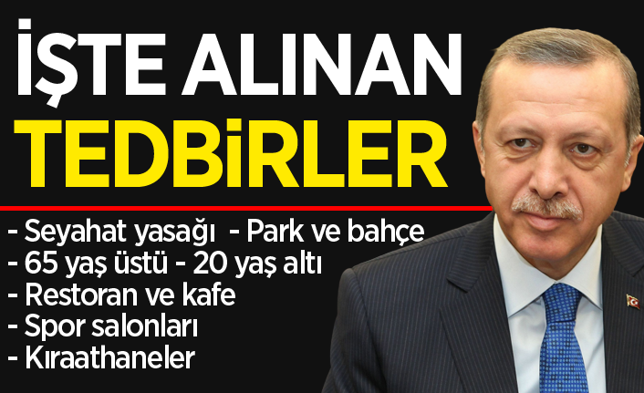 Cumhurbaşkanı Açıkladı, Alınan Tedbirler