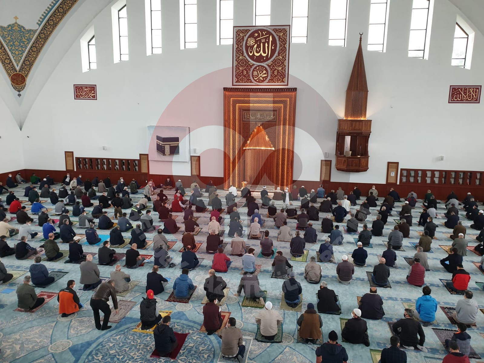 10 hafta sonra Hendek’te ilk Cuma namazı