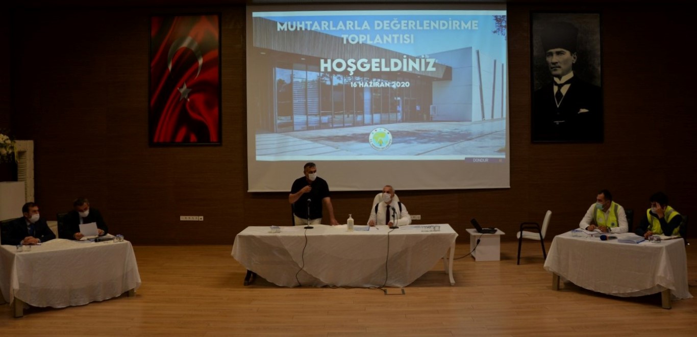 MUHTARLARLA HİZMET TOPLANTISI