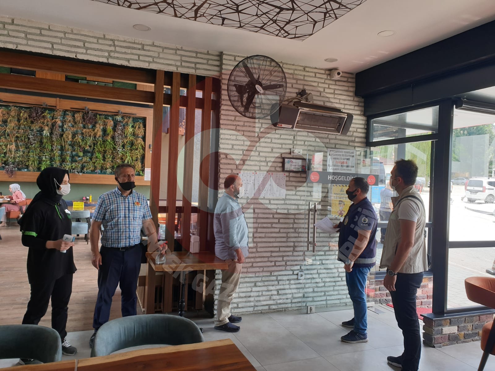 Restoran ve kafelerde denetleme