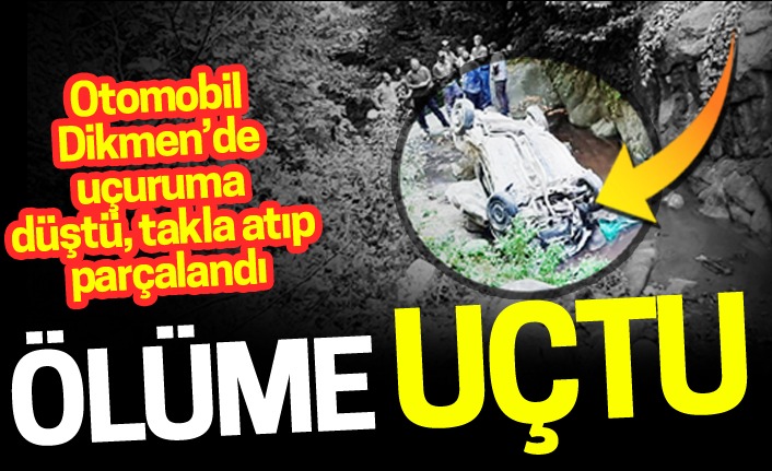 Zirve Yolunda Kaza, Otomobil Dereye Uçtu