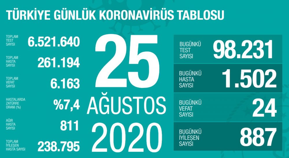 Bugünkü Vaka Sayısı ve Can Kaybı