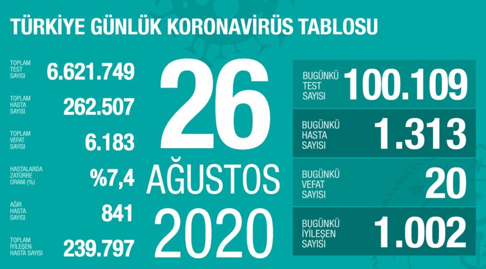 Bugünkü Vaka Sayısı ve Can Kaybı