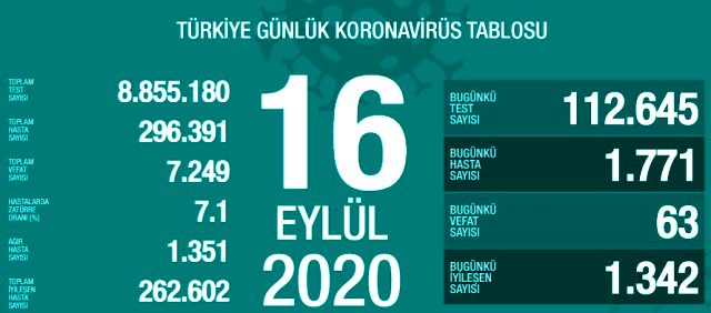 Koronavirüste Son Durum