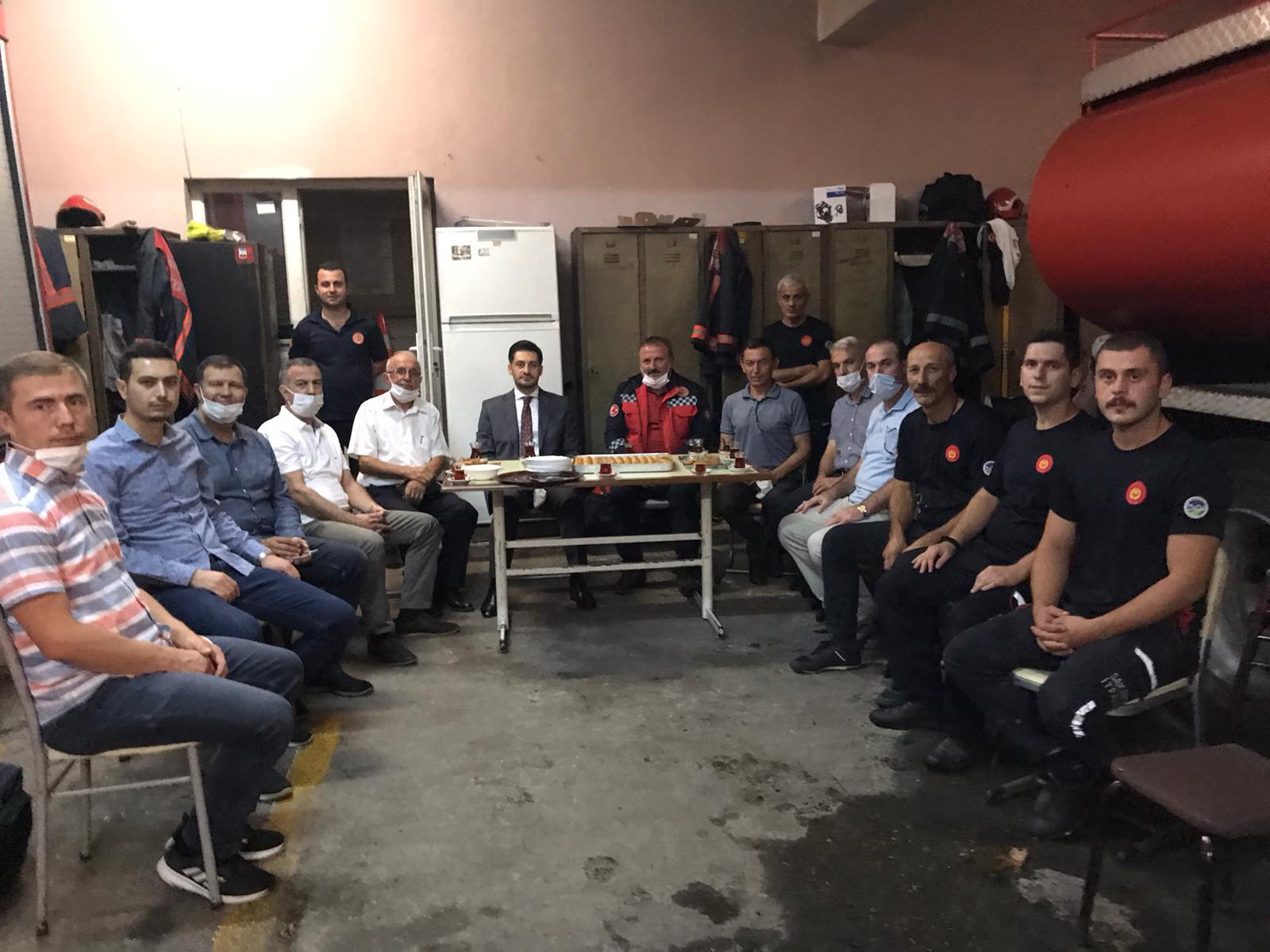 Baykal ve 112’den İtfaiye Ekibine Ziyaret