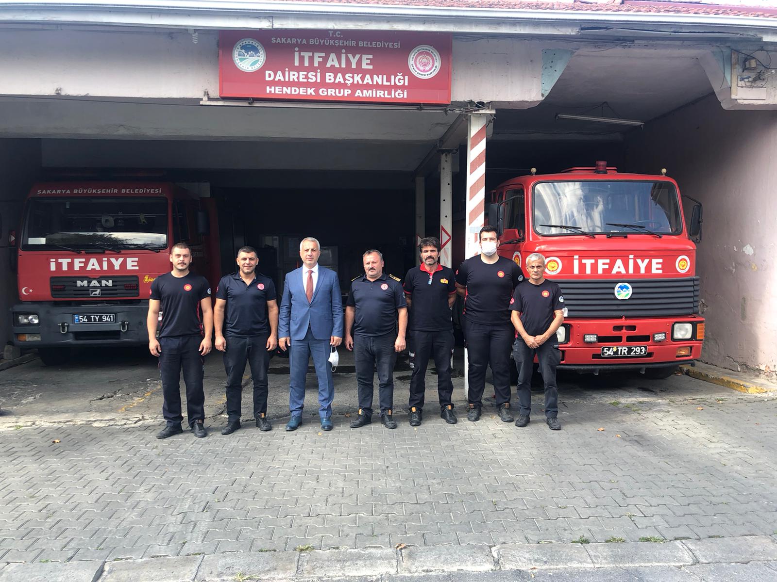Babaoğlu İtfaiye Hendek Ekibini Ziyaret Etti