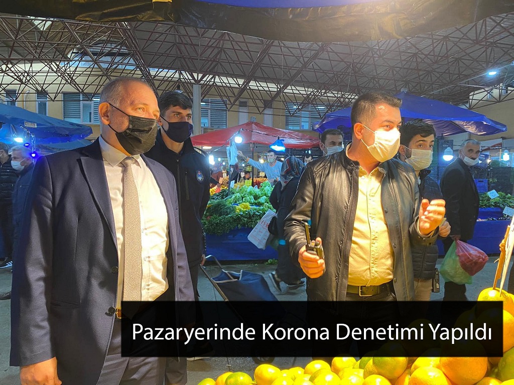 Pazaryerinde Korona Denetimi Yapıldı