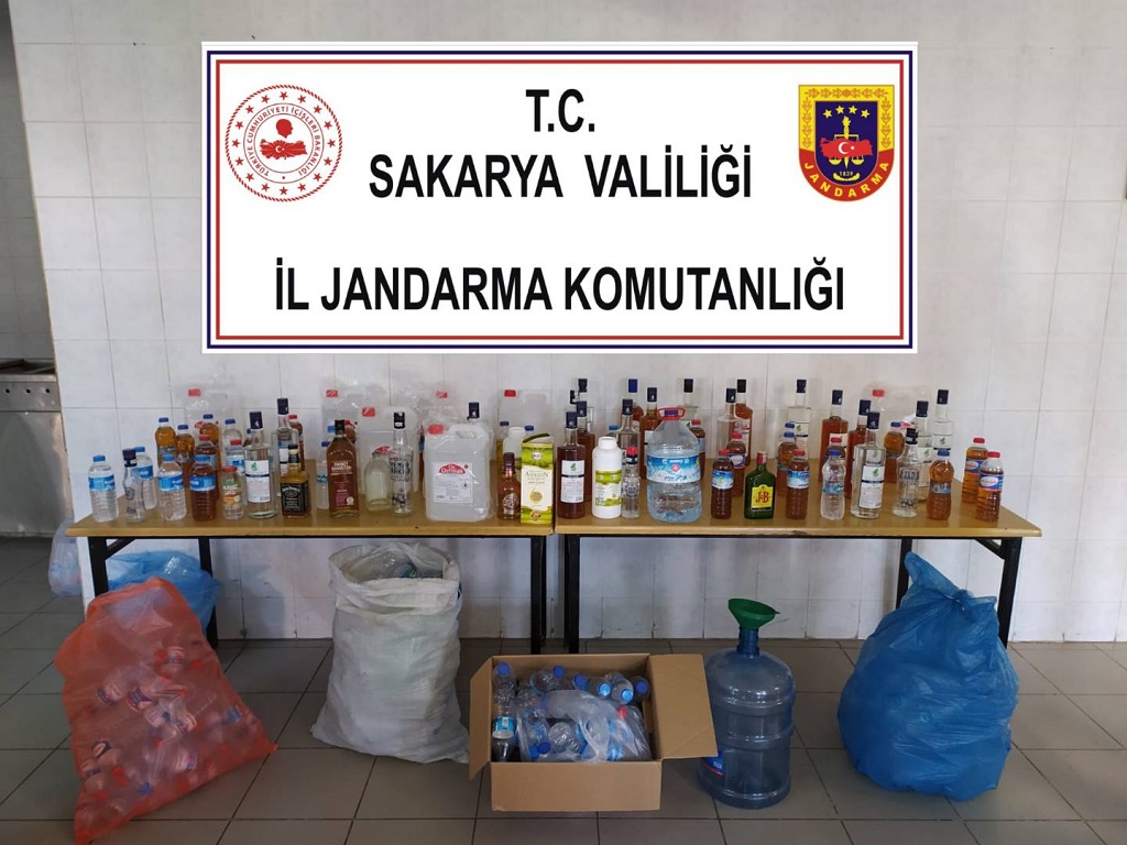 Hendek’te Sahte İçki Operasyonu