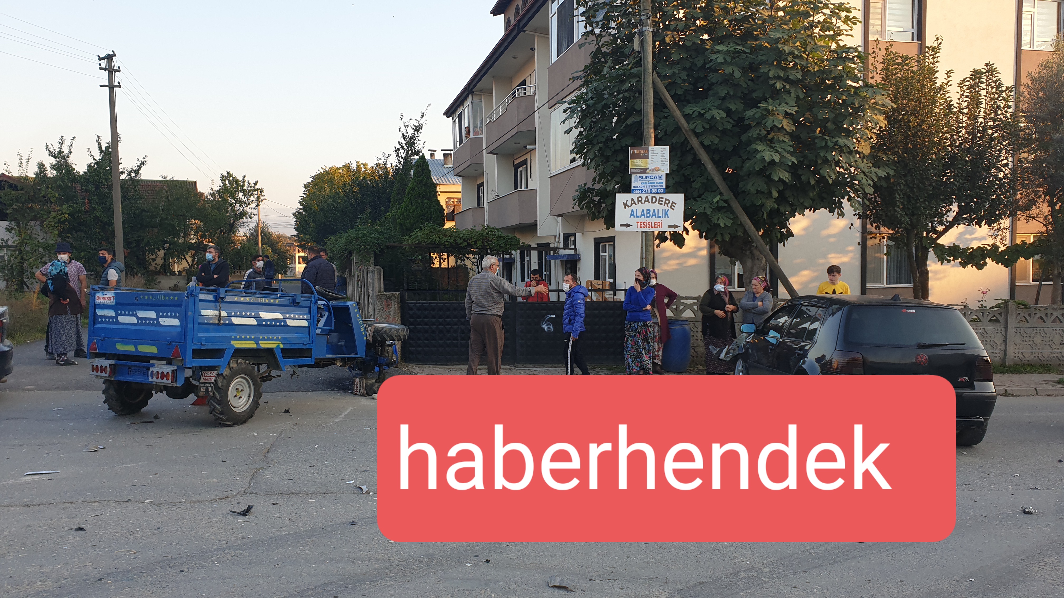 Yine Aynı Yer Yine Kaza, İki Yaralı