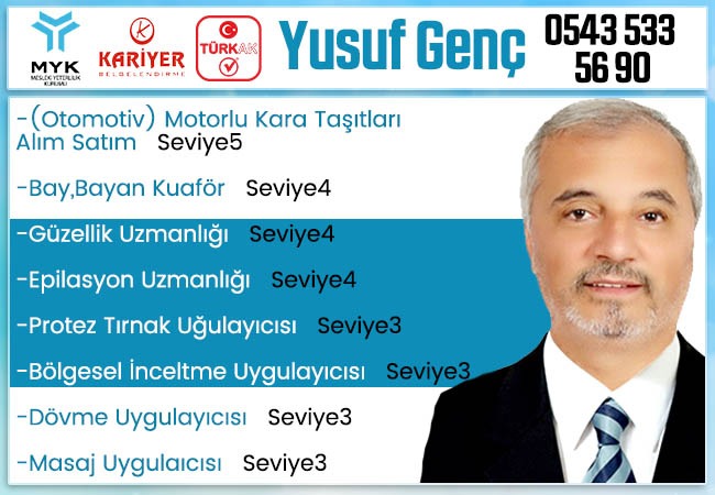 Mesleki Yeterlilik Bay Bayan Kuaförlük Emlakçılık, Galericilik Sınavları Yapıldı