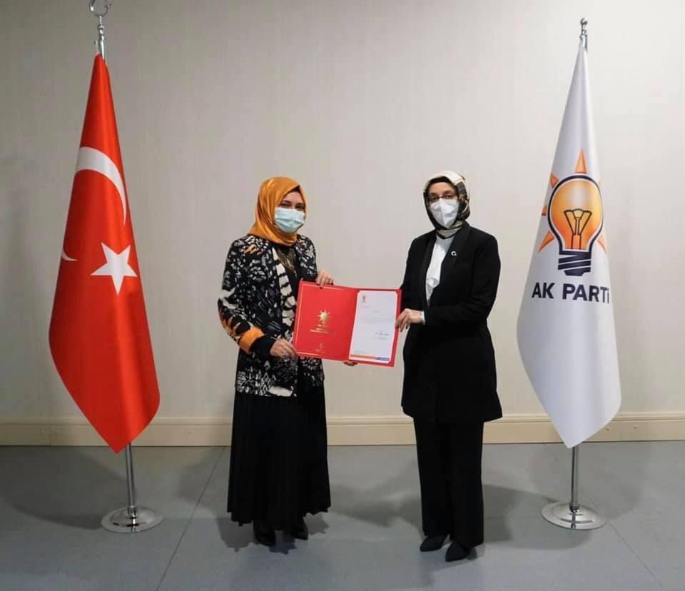 AKP Kadın Kolları Başkanlığında Görev Değişimi