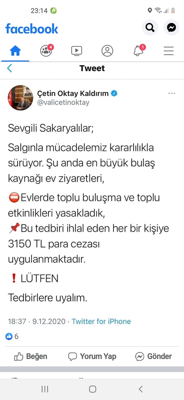 Toplu Buluşmalar Ve Etkinlikler Yasak