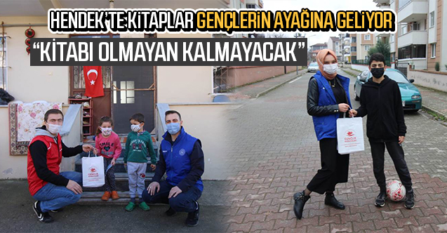 Hendek'te Kitaplar gençlere götürülüyor