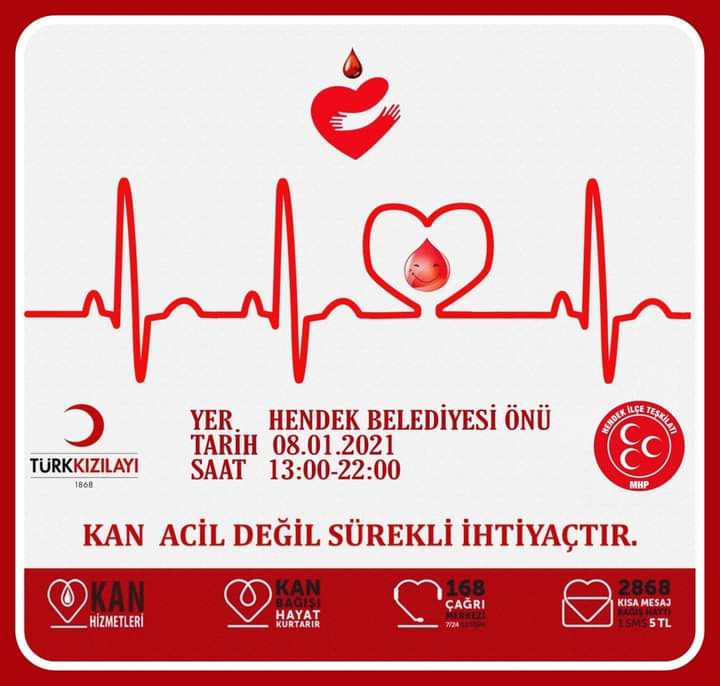 MHP’den Kan Bağışına Davet