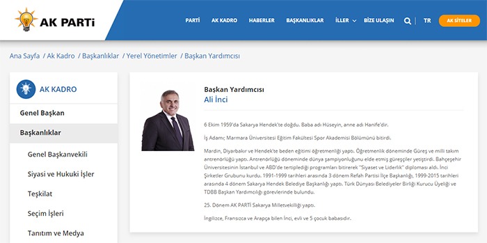 İnci’nin Görevi Resmiyet Kazandı