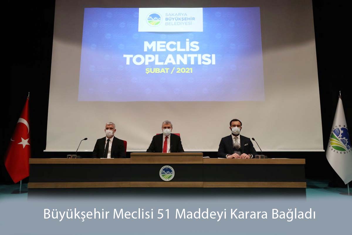Büyükşehir Meclisi 51 Maddeyi Karara Bağladı