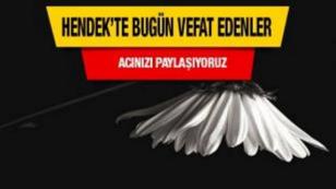 Hendek’te vefat edenler