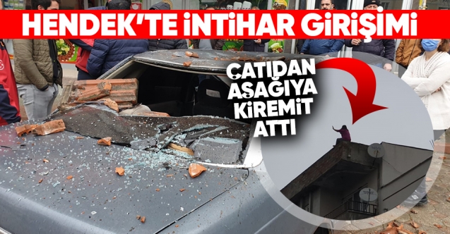 Hendek’te İntihar Girişimi, Cinnet Geçirerek Çatıya Çıktı