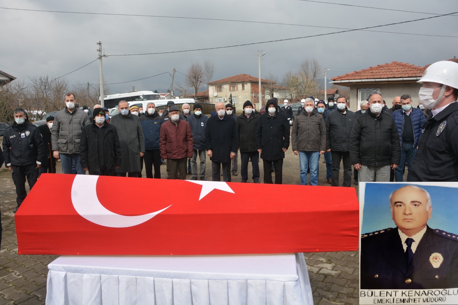 Emekli Emniyet Müdürü Törenle Son Yolculuğuna Uğurlandı