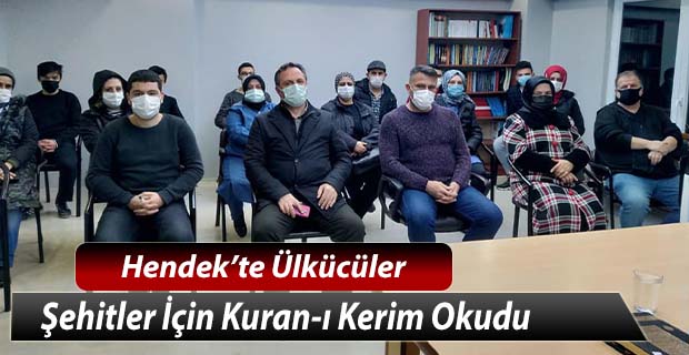 Ülkücüler Şehitler İçin Kuran-ı Kerim Okudu
