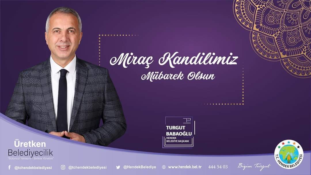 Başkan Babaoğlu’ndan Miraç Kandili Mesajı