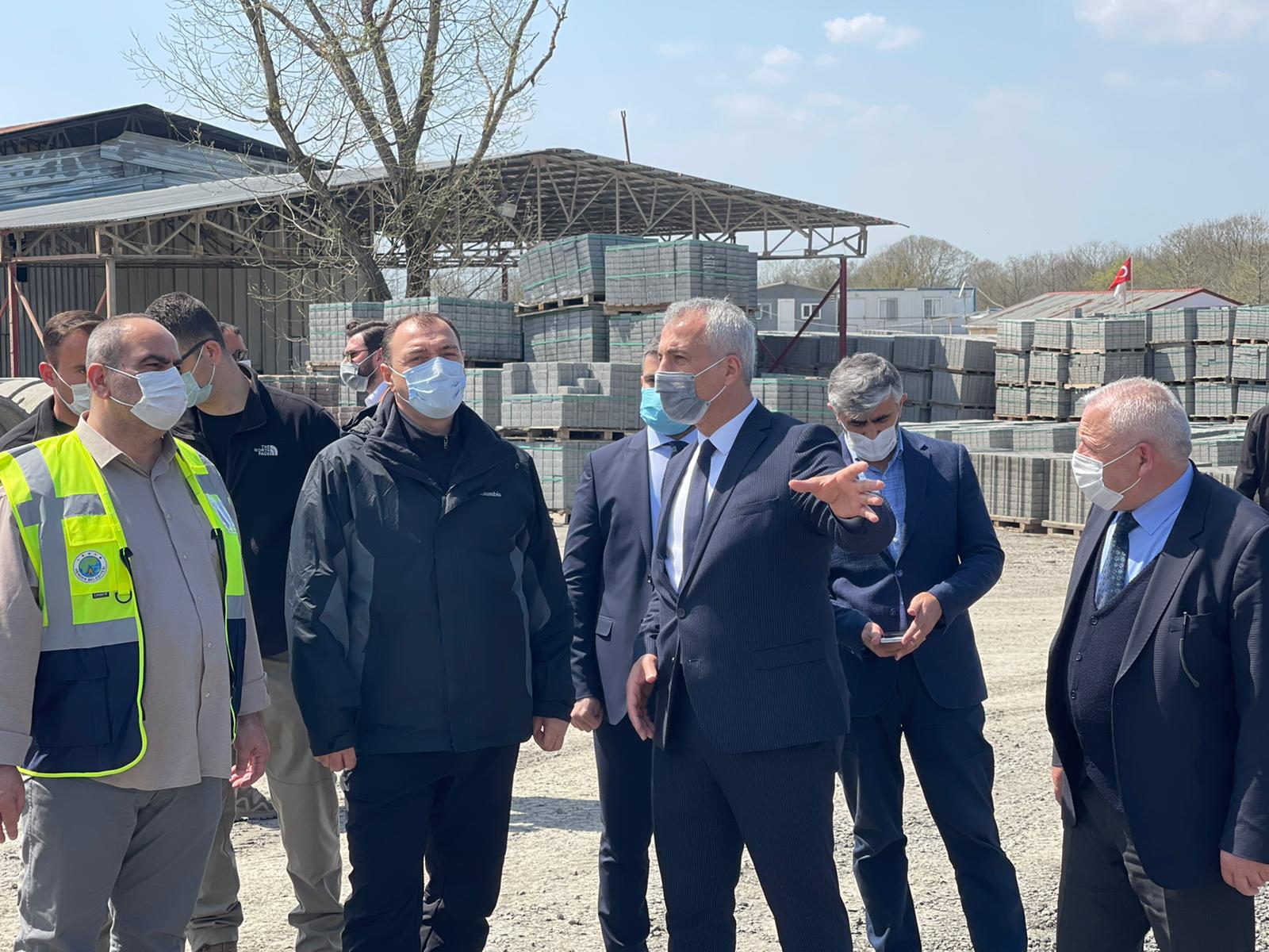 BAŞKAN BABAOĞLU  VALİ KALDIRIM’A  ÇALIŞMALARI ANLATTI
