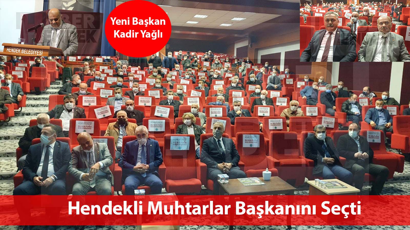 Muhtarlar Derneğinde Yeni Başkan Kadir Yağlı Oldu
