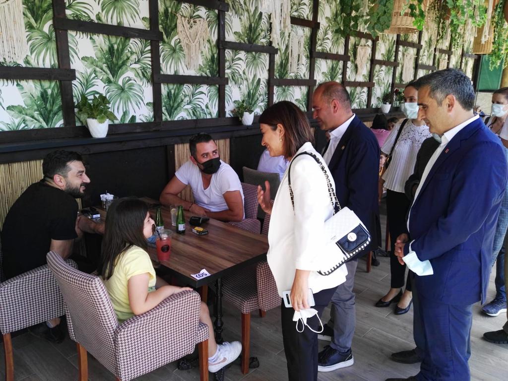 CHP Heyeti Esnafın Sorunlarını Dinledi