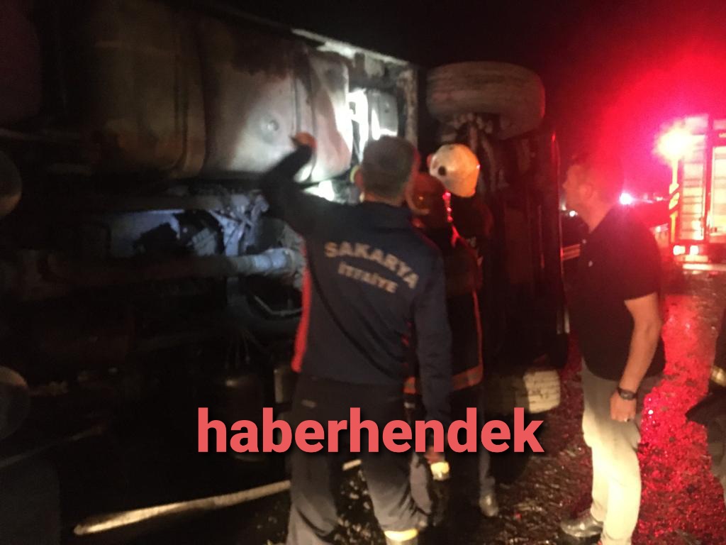 TEM'de Yağış nedeniyle Kaza 2 yaralı