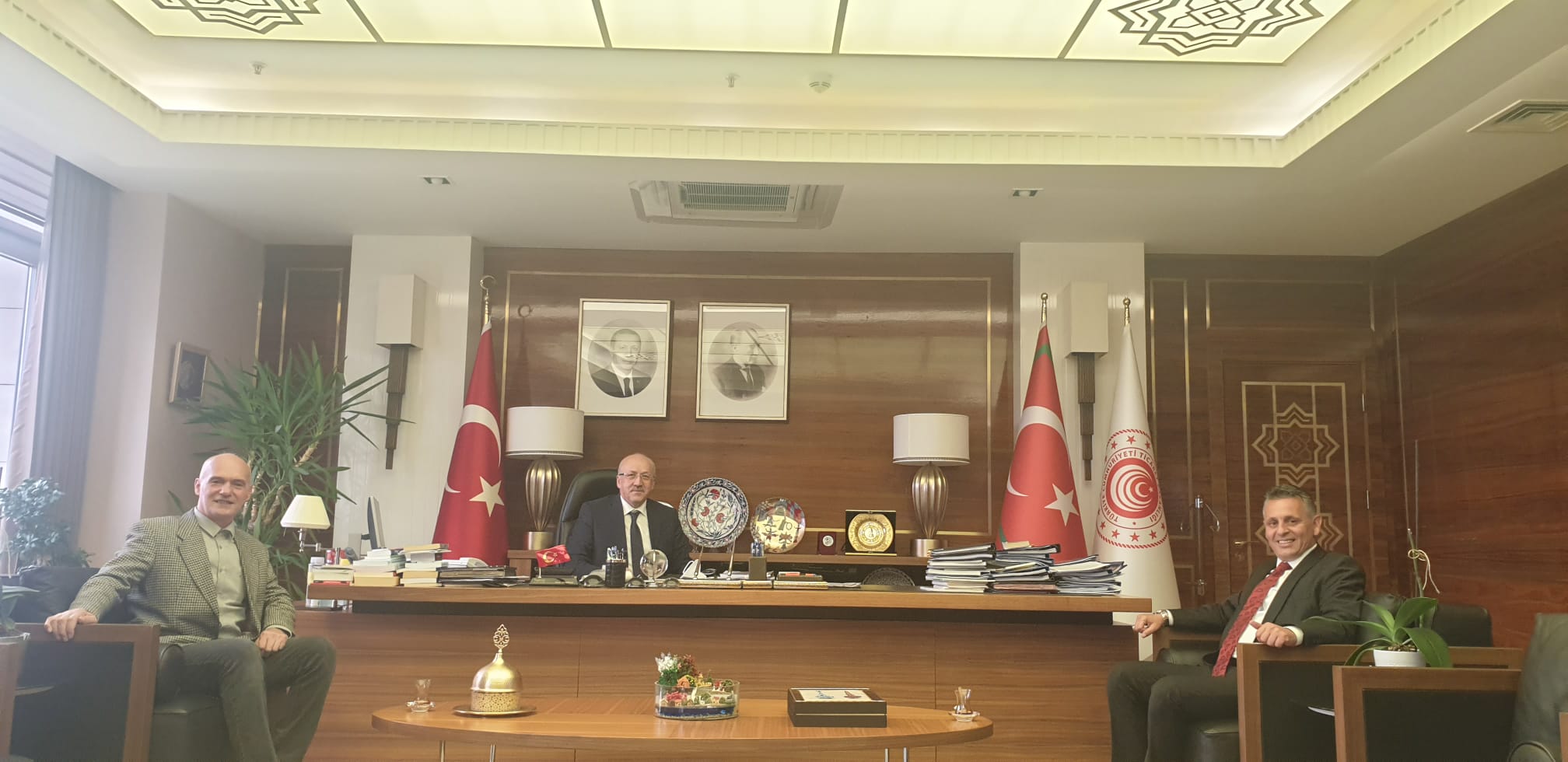 STB Heyeti Ankara da bir dizi ziyaretlerde bulundu