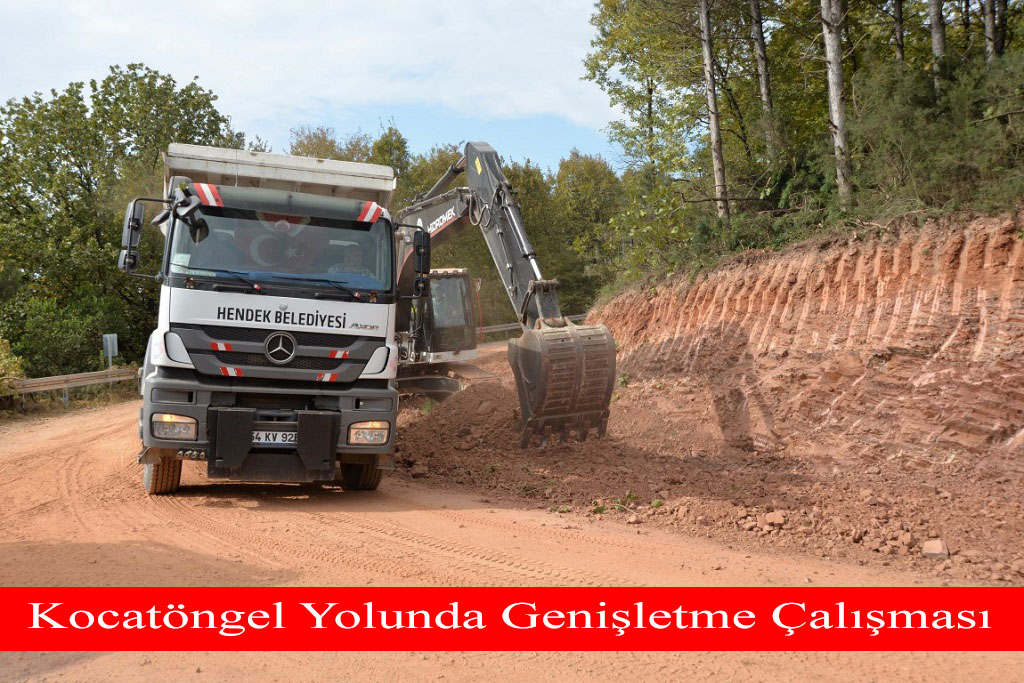 Kocatöngel Yolunda Genişletme Çalışması