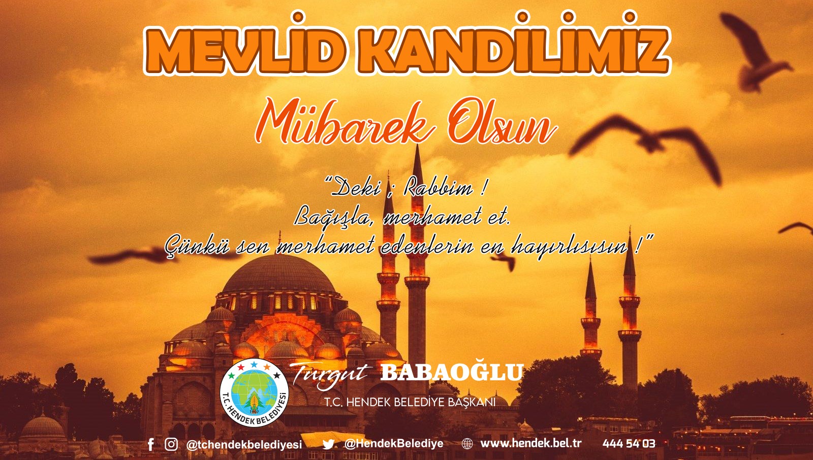 KANDİLİMİZ MÜBAREK OLSUN