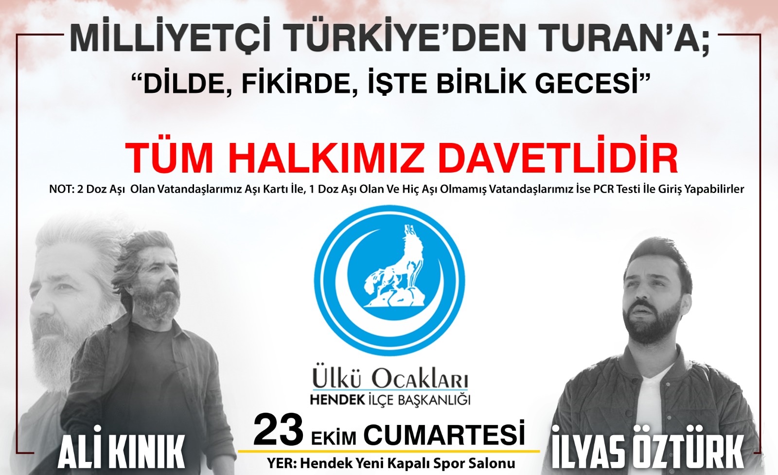 Ülkücüler Milliyetçi Türkiye’den Turan’a Gecesinde Buluşacak