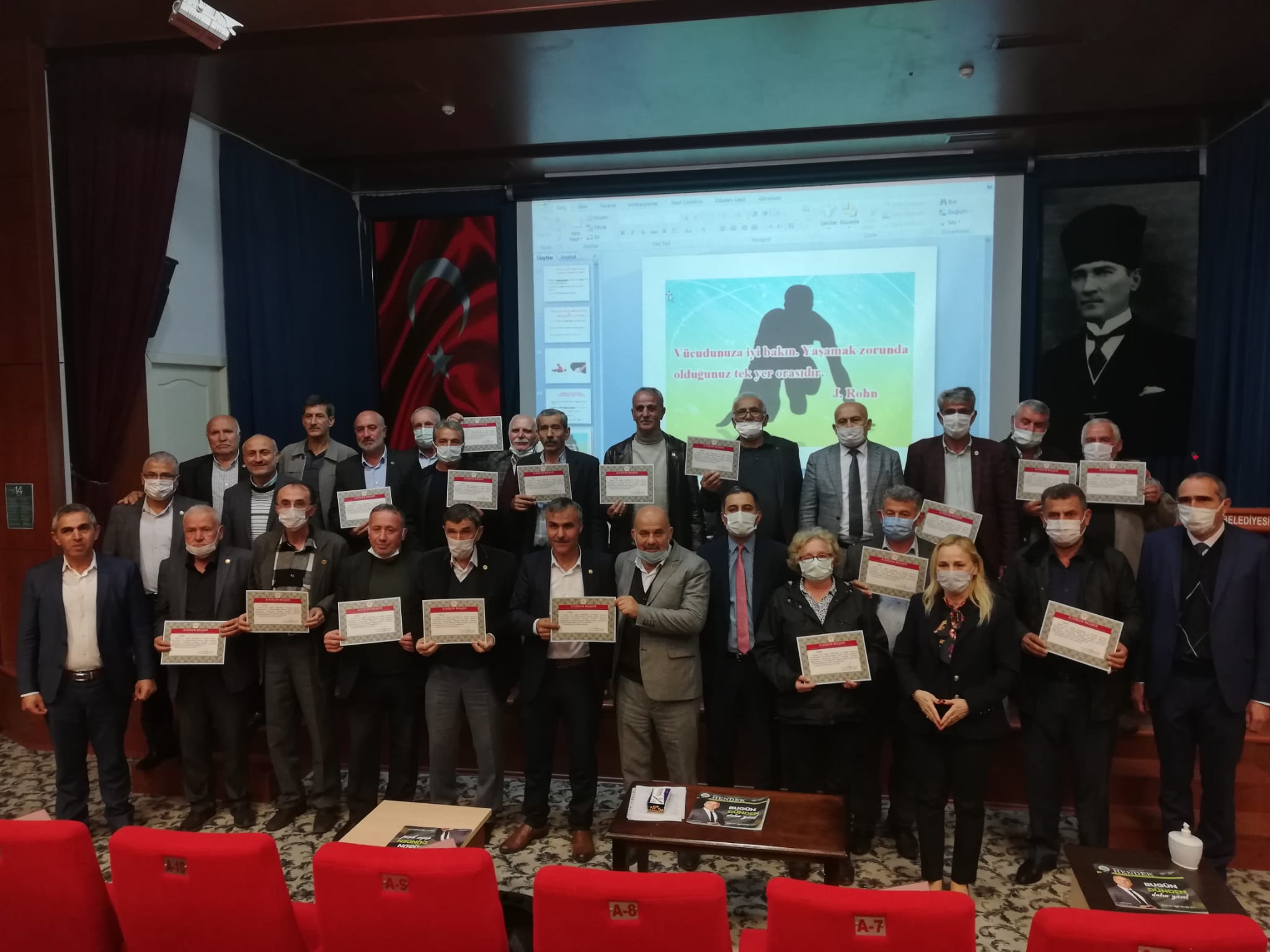Muhtarlara Sağlıkta Gelişim Eğitimleri Verildi
