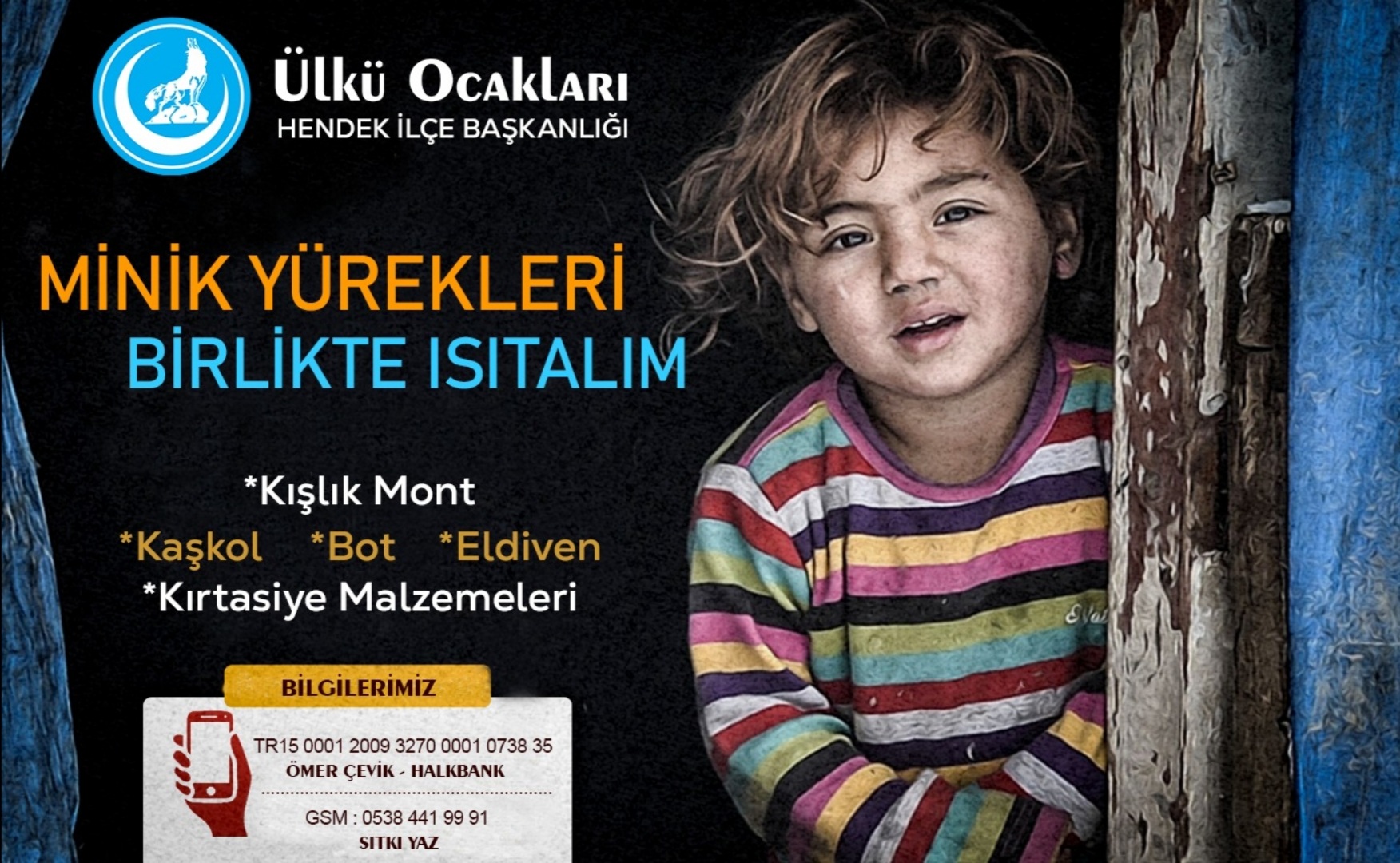 Ülkü Ocaklarından minik yürekleri birlikte ısıtalım kampanyası