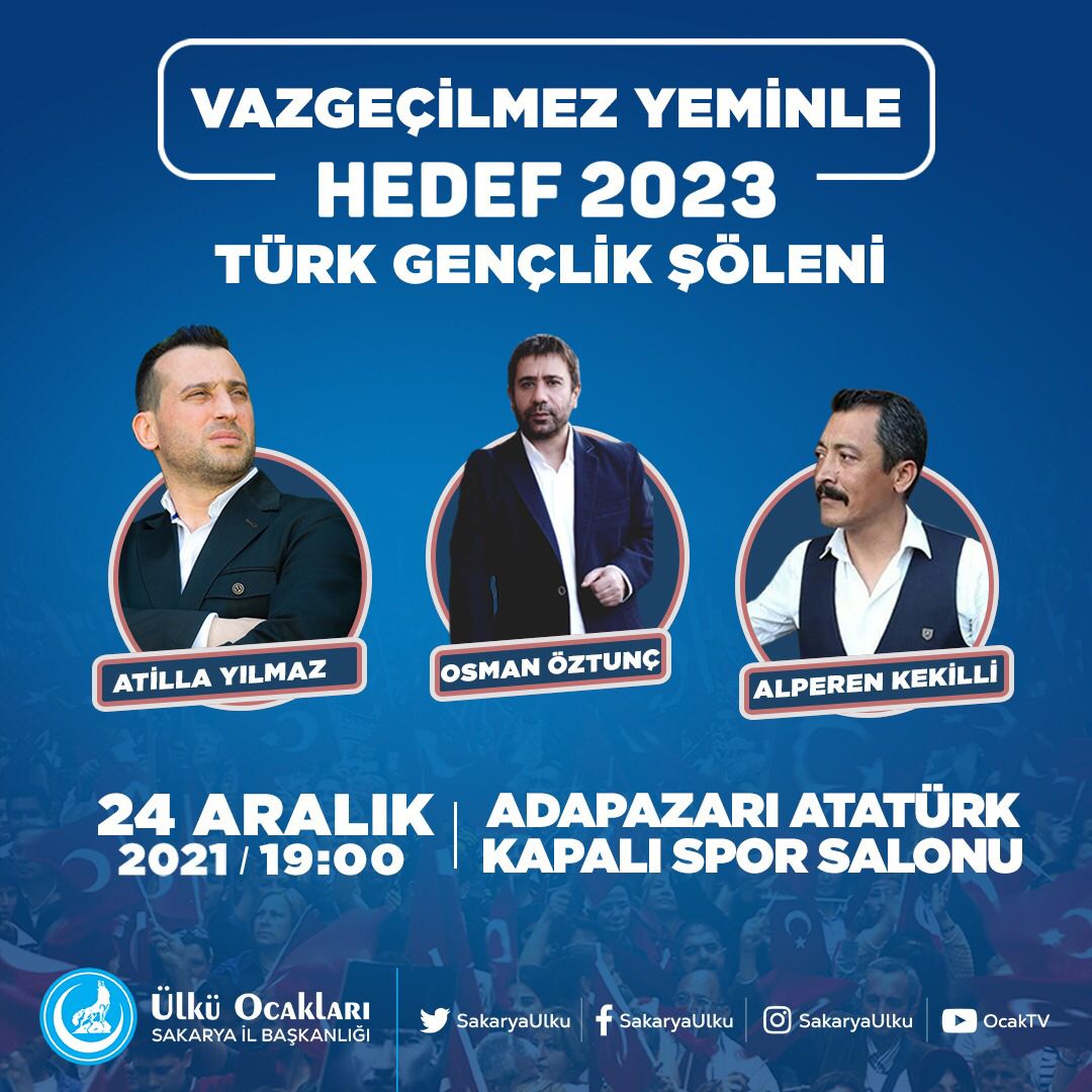 Ülkü Ocaklarından Türk Gençlik Şöleni  