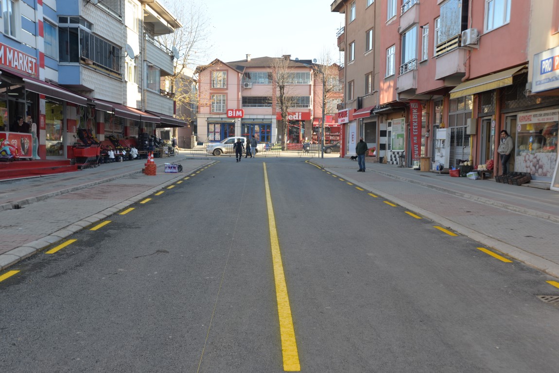 YOL ÇİZGİ ÇALIŞMASI BAŞLADI