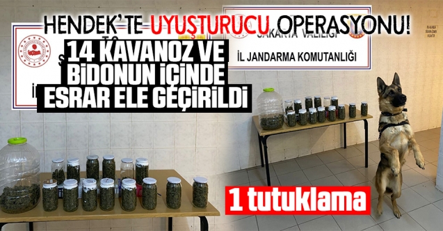 Uyuşturucu Operasyonunda 1 Kişi Tutuklandı