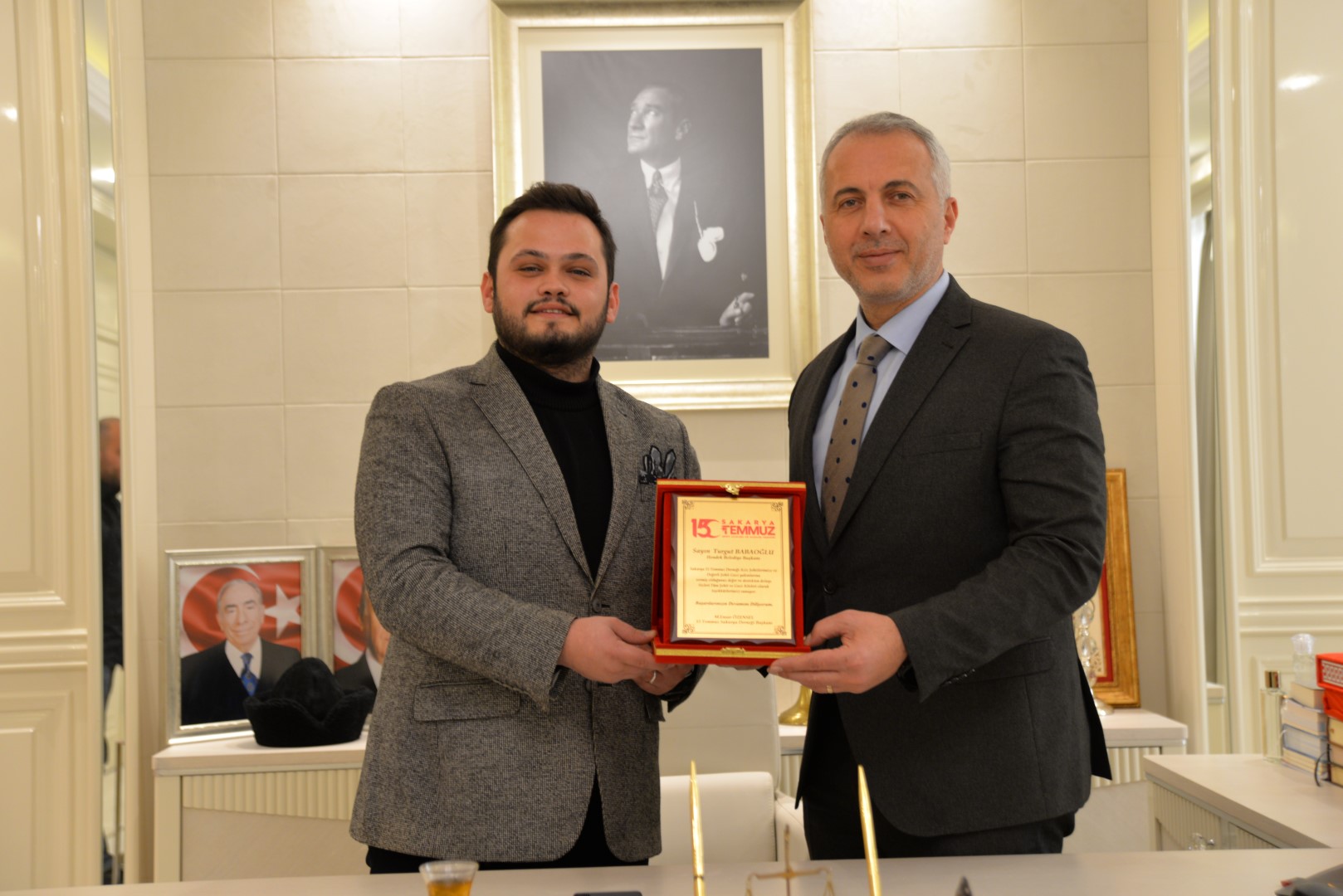 BAŞKAN BABAOĞLU GAZİLERİ  AĞIRLADI: HAKKINIZ ÖDENMEZ