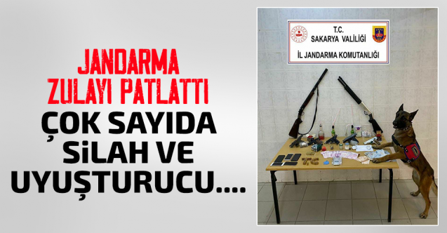 Çok sayıda silah ve uyuşturucu ele geçirildi
