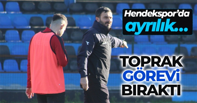 Talip Toprak ile yollar ayrıldı