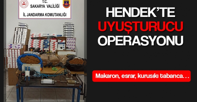 Hendek'te Jandarma’dan Operasyon