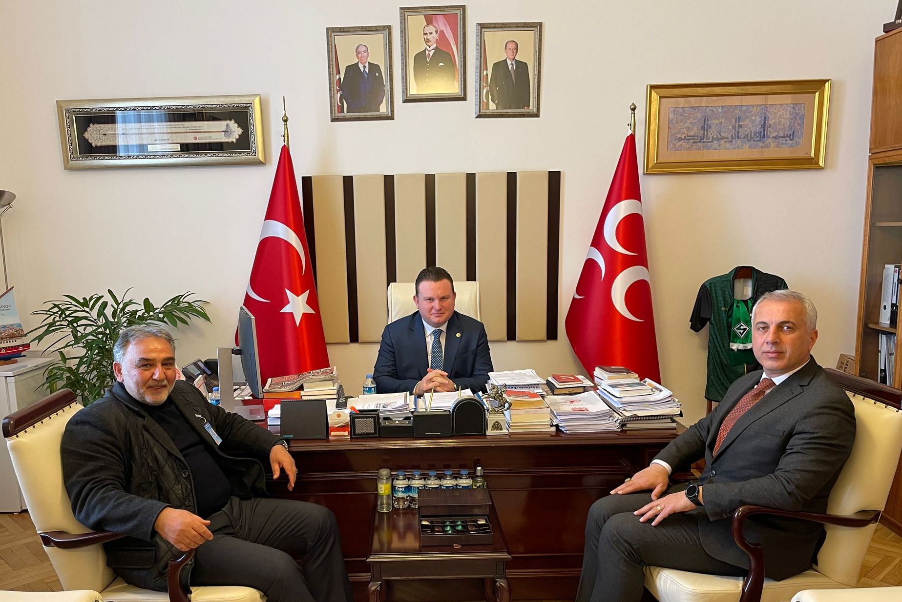 BAŞKAN BABAOĞLU’NUN  HENDEK İÇİN ANKARA MESAİSİ