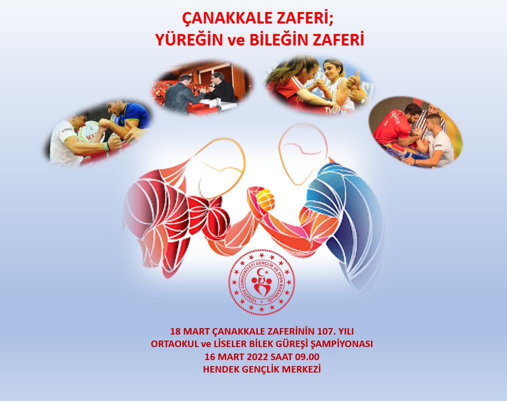 Çanakkale zaferi bilek güreşi turnuvası