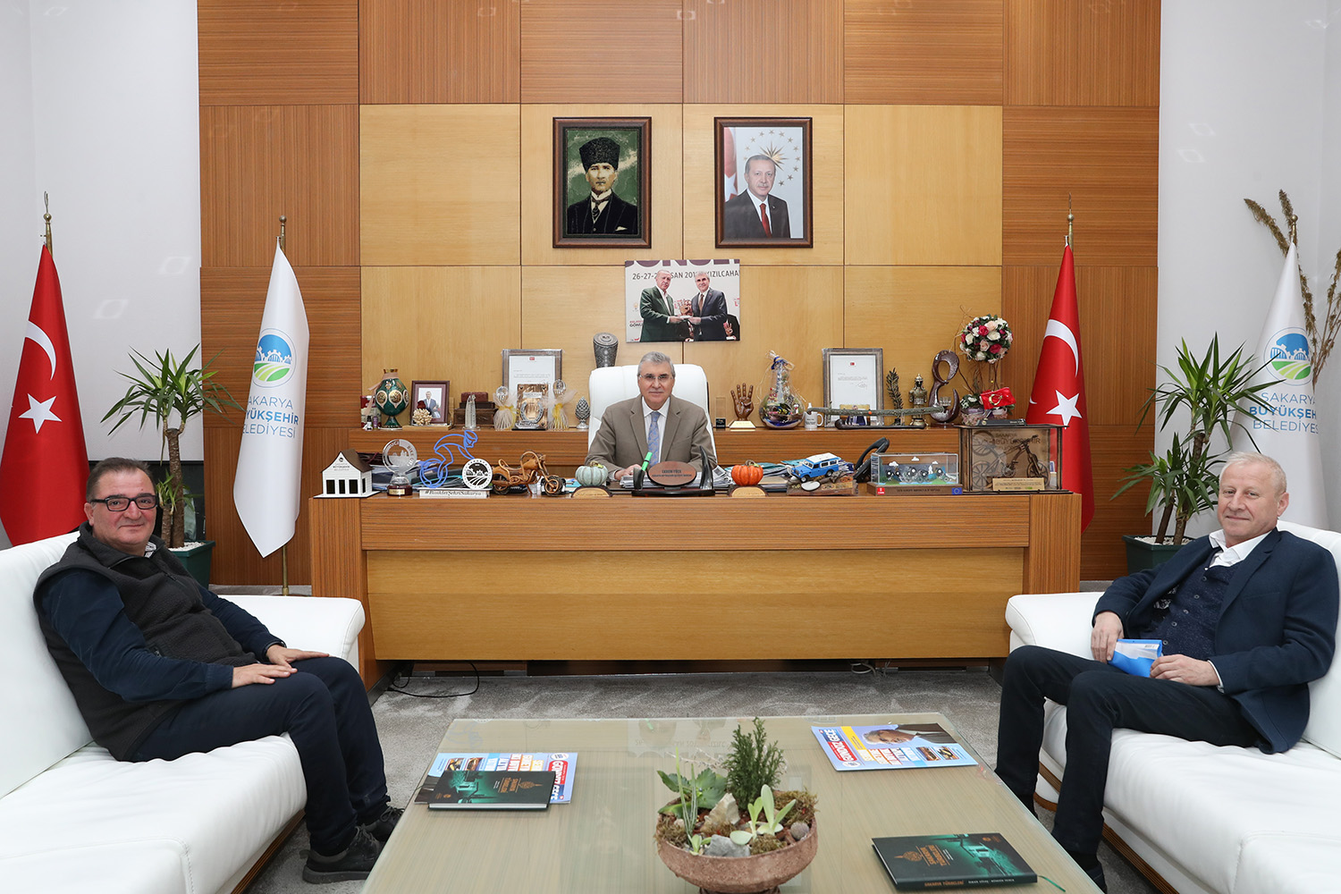 Ulusal Fındık Konseyi’nden Başkan Yüce’ye ziyaret