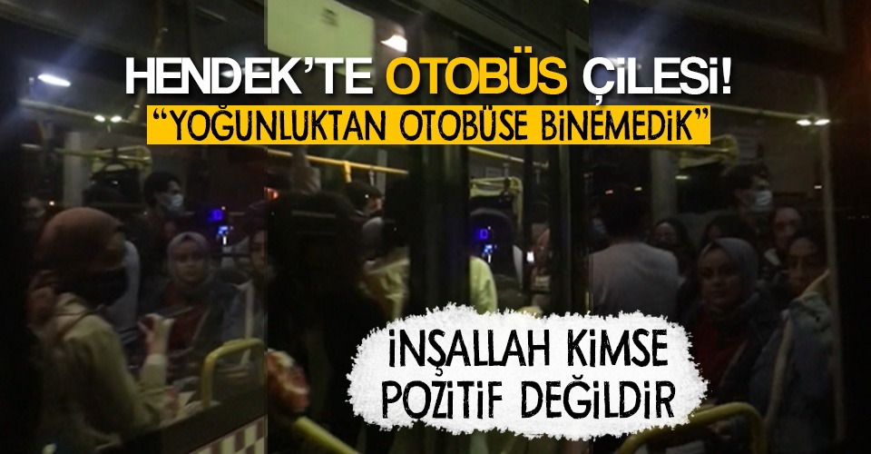 Hendek'te Otobüs Çilesi, Öğrenciler isyanda