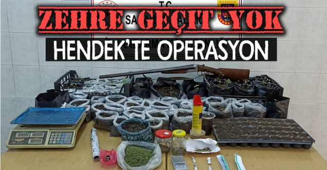 Jandarmadan uyuşturucu operasyonu